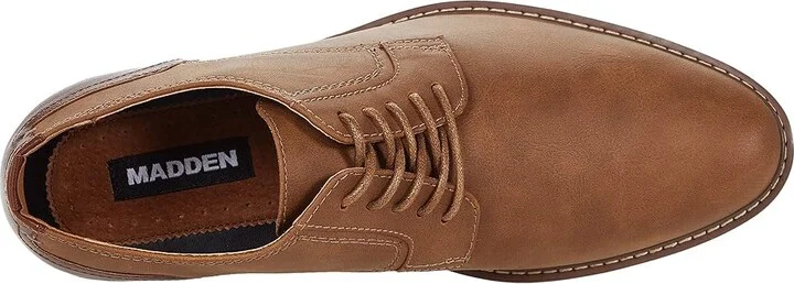 Steve Madden Ajapp Oxford Men's Shoes Cognac : 7 D - Medium, Synthetic - Image 2