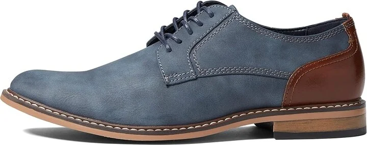 Steve Madden Ajapp Oxford Men's Shoes Navy Nubuck : 7 D - Medium, Synthetic - Image 5