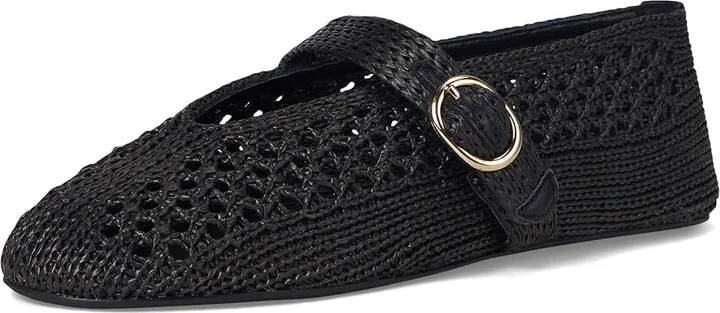 Steve Madden Alara Women's Shoes Black : 7.5 M, Raffia/Rubber - Image 5