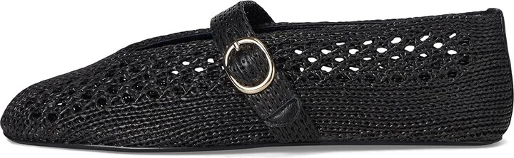 Steve Madden Alara Women's Shoes Black : 7.5 M, Raffia/Rubber - Image 6