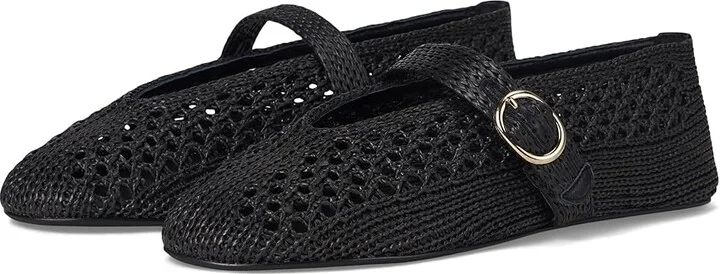 Steve Madden Alara Women's Shoes Black : 7.5 M, Raffia/Rubber