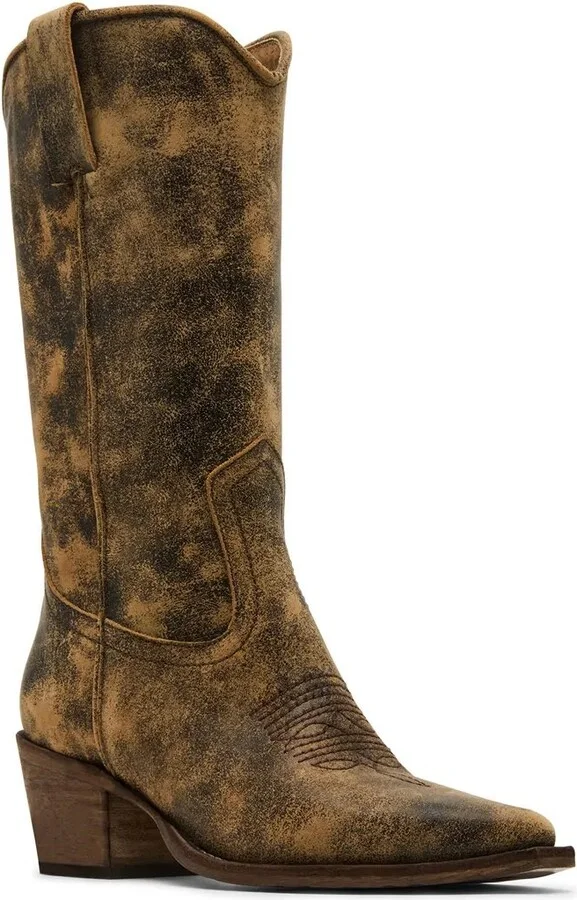 Brown Distressed Leather