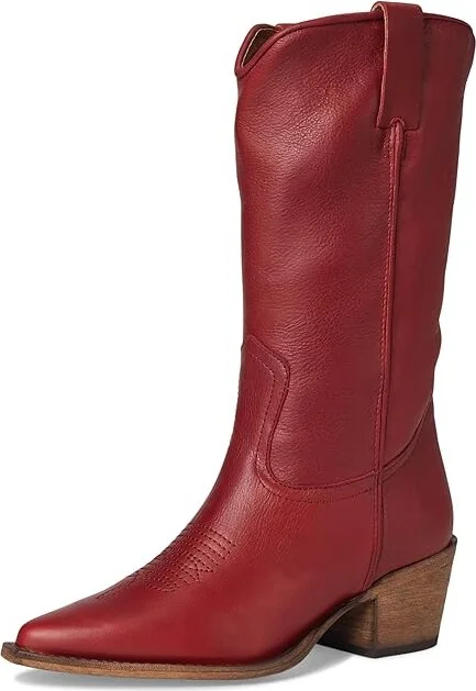 Steve Madden Albany Women's Zip Boots White Leather : 6 M - Image 11