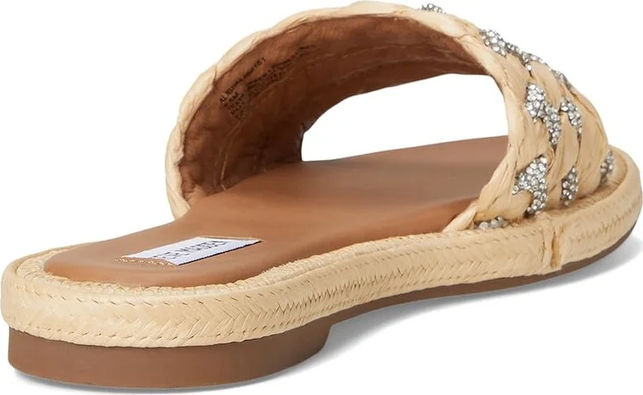 Steve Madden Alibi Women's Sandals Natural Raffia : 6.5 M - Image 4