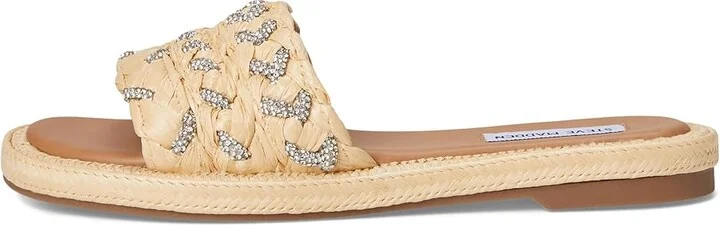 Steve Madden Alibi Women's Sandals Natural Raffia : 6.5 M - Image 6