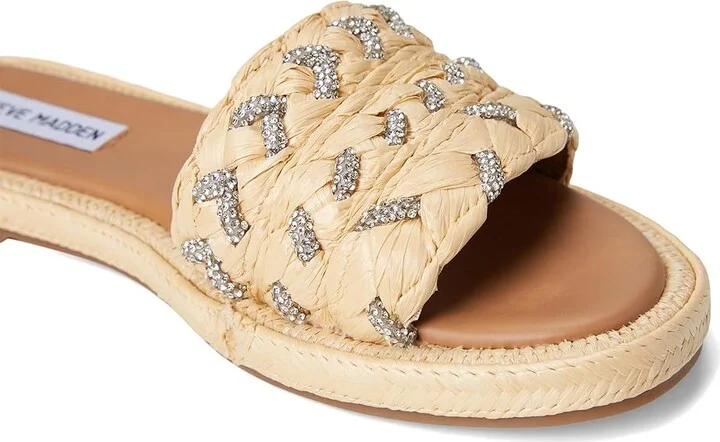 Steve Madden Alibi Women's Sandals Natural Raffia : 6.5 M - Image 7