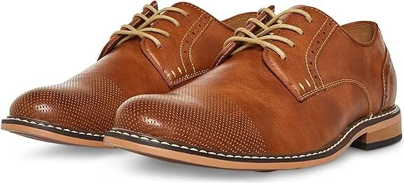 Steve Madden Alk Men's Shoes Cognac : 7.5 D - Medium, Faux Leather