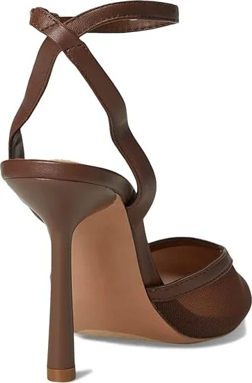 Steve Madden Alliance High Women's Heels Brown Mesh : 9.5 M, Synthetic/Textile - Image 4