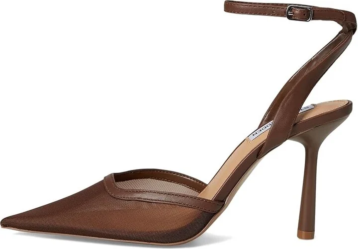 Steve Madden Alliance High Women's Heels Brown Mesh : 9.5 M, Synthetic/Textile - Image 6
