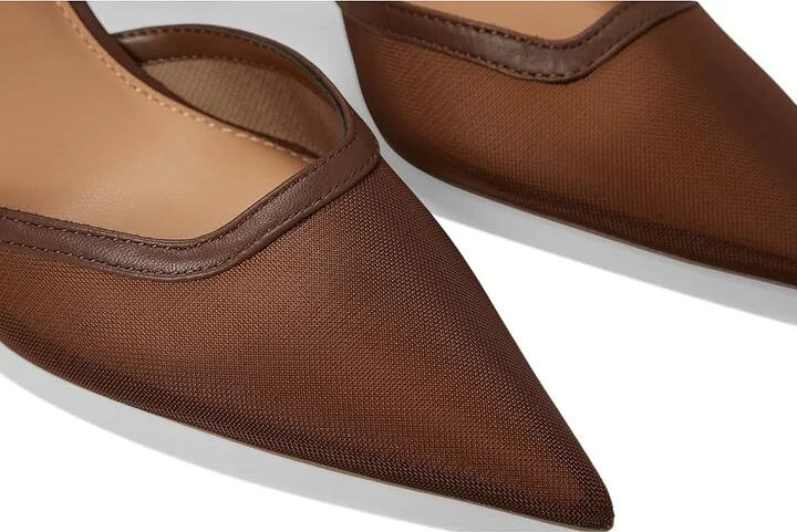 Steve Madden Alliance High Women's Heels Brown Mesh : 9.5 M, Synthetic/Textile - Image 7