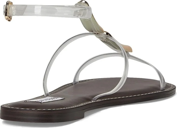 Steve Madden Alma Women's Sandals Clear : 9 M, Faux Leather - Image 4