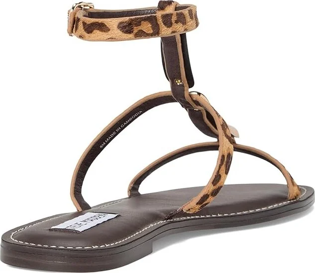 Steve Madden Alma Women's Sandals Leopard : 6 M, Faux Leather - Image 4