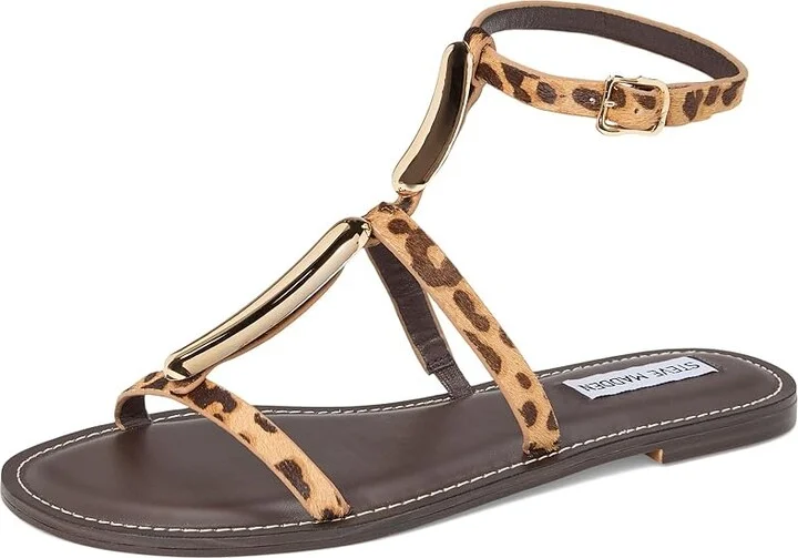 Steve Madden Alma Women's Sandals Leopard : 6 M, Faux Leather - Image 5
