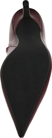 Steve Madden Alston Women's Boots Burgundy Leather : 6.5 M, Leather/Rubber - Image 3