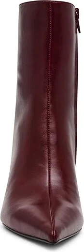 Steve Madden Alston Women's Boots Burgundy Leather : 6.5 M, Leather/Rubber - Image 5