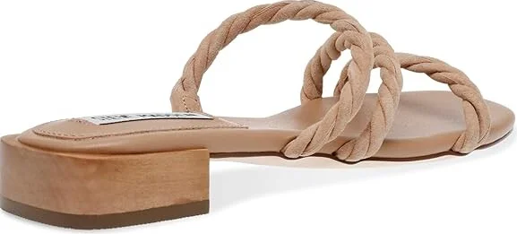 Steve Madden Annah Women's Sandals Tan Suede : 7 M, Rubber/Suede - Image 4