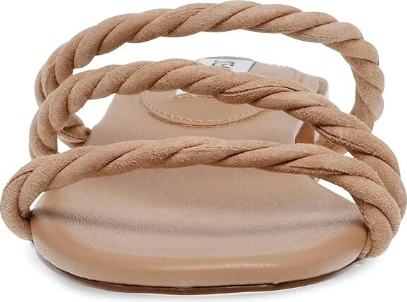 Steve Madden Annah Women's Sandals Tan Suede : 7 M, Rubber/Suede - Image 5