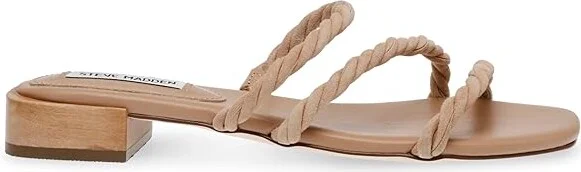 Steve Madden Annah Women's Sandals Tan Suede : 7 M, Rubber/Suede - Image 6