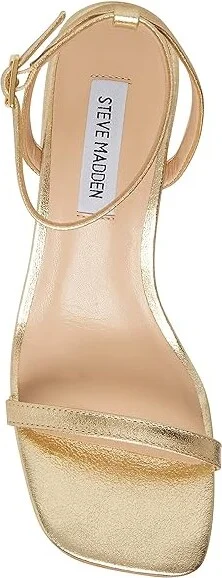 Steve Madden Audrina Sandal Women's Sandals Gold Leather : 6 M - Image 2