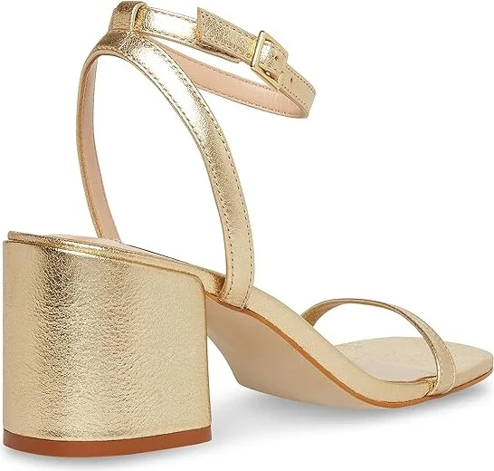 Steve Madden Audrina Sandal Women's Sandals Gold Leather : 6 M - Image 4