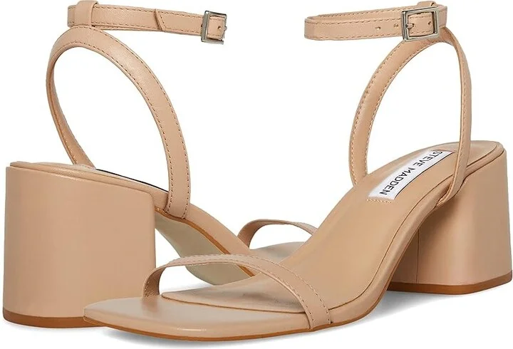 Steve Madden Audrina Sandal Women's Sandals Natural Leather : 6 M