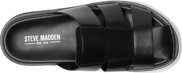 Steve Madden Bandera Men's Dress Sandals Black : 10 D - Medium, Leather - Image 2
