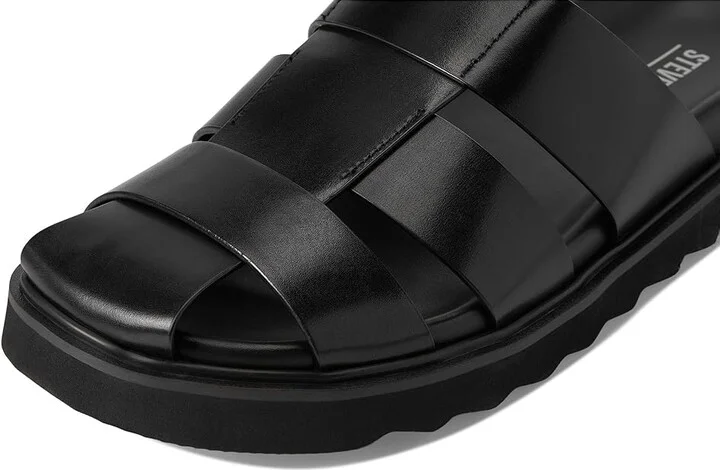 Steve Madden Bandera Men's Dress Sandals Black : 10 D - Medium, Leather - Image 7
