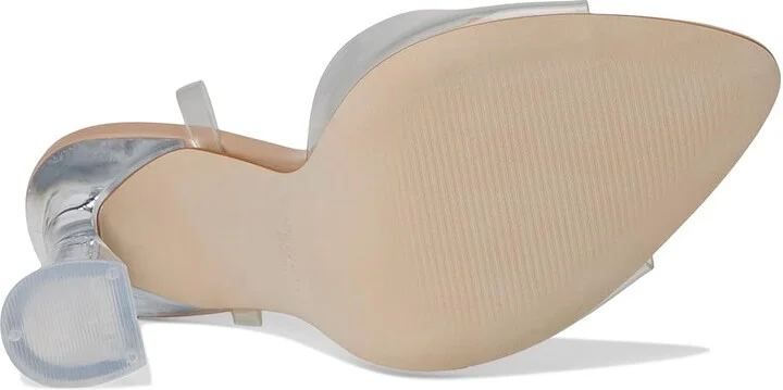 Steve Madden Beki Women's Sandals Clear/Blush : 8.5 M, Leather - Image 3