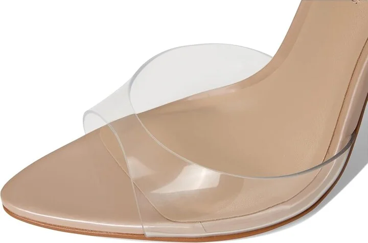 Steve Madden Beki Women's Sandals Clear/Blush : 8.5 M, Leather - Image 7