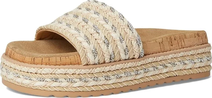 Steve Madden Beller Women's Sandals Natural : 8 M, Rubber - Image 5