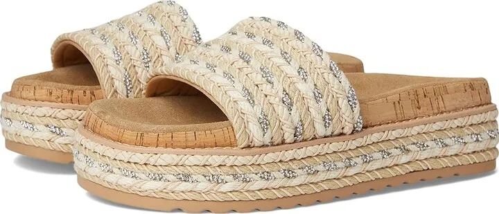 Steve Madden Beller Women's Sandals Natural : 8 M, Rubber
