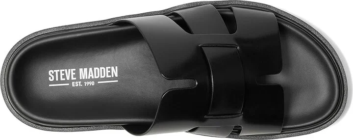 Steve Madden Bellville Men's Dress Sandals Black : 12 D - Medium, Leather - Image 2