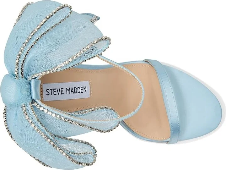 Steve Madden Benni Women's Sandals Light Blue : 9.5 M, Faux Leather - Image 2
