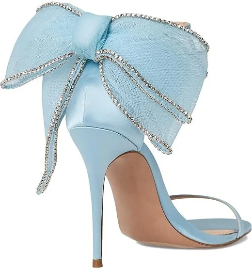 Steve Madden Benni Women's Sandals Light Blue : 9.5 M, Faux Leather - Image 4