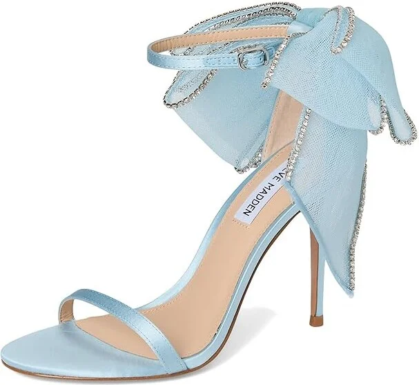 Steve Madden Benni Women's Sandals Light Blue : 9.5 M, Faux Leather - Image 5