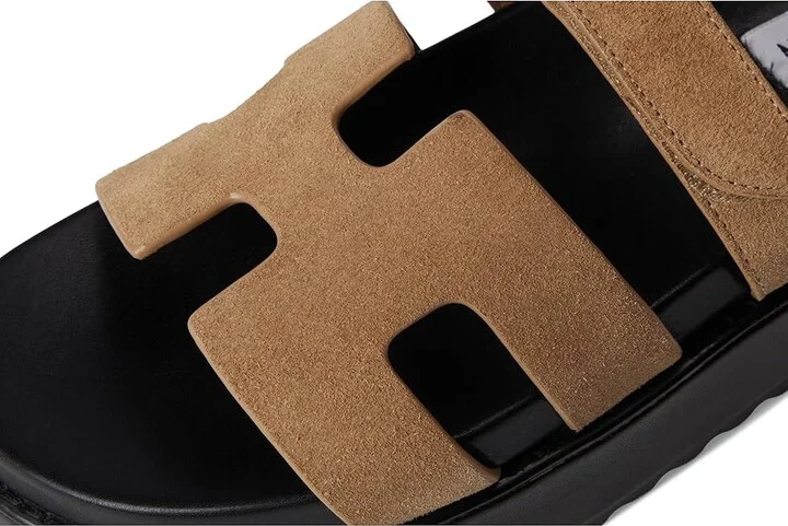 Steve Madden Bigmayven Women's Dress Sandals Taupe Suede : 9 M, Leather/Rubber - Image 7