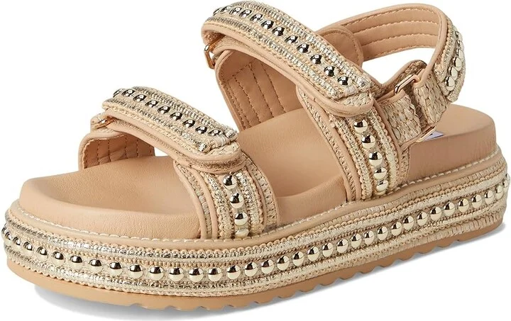 Steve Madden Bigmona Women's Sandals Gold : 10 M, Synthetic - Image 5