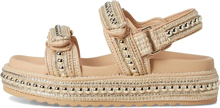 Steve Madden Bigmona Women's Sandals Gold : 10 M, Synthetic - Image 6