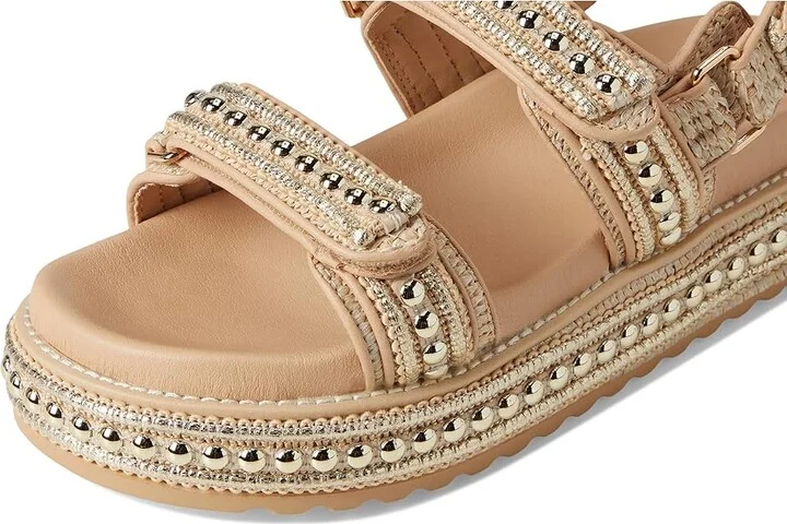Steve Madden Bigmona Women's Sandals Gold : 10 M, Synthetic - Image 7