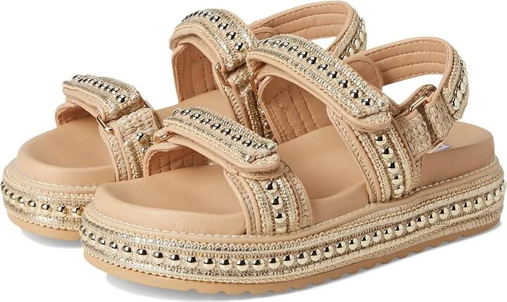 Steve Madden Bigmona Women's Sandals Gold : 10 M, Synthetic