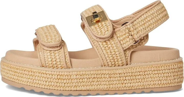 Steve Madden Bigmona Women's Sandals Natural Raffia : 9.5 M, Synthetic - Image 6