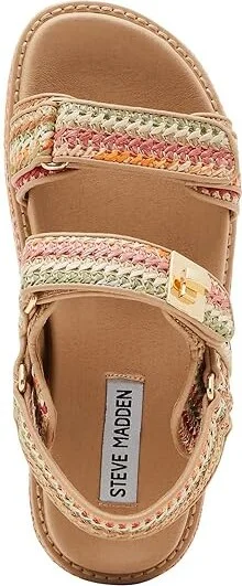 Steve Madden Bigmona Women's Sandals Raffia : 8.5 M, Synthetic - Image 2