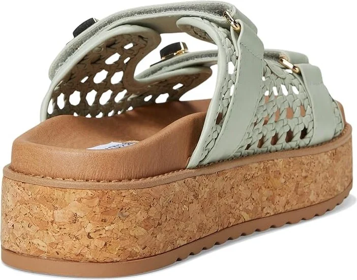 Steve Madden Bigschmona Women's Sandals Mint : 9.5 M, Suede - Image 4