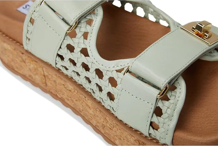 Steve Madden Bigschmona Women's Sandals Mint : 9.5 M, Suede - Image 7