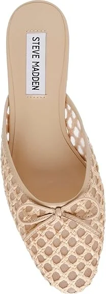 Steve Madden Birdee Women's Slippers Tan Raffia : 10 M, Hemp/Rubber - Image 2