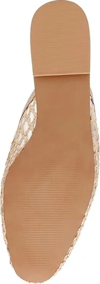 Steve Madden Birdee Women's Slippers Tan Raffia : 10 M, Hemp/Rubber - Image 3
