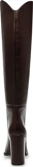 Steve Madden Bixby Women's Boots Dark Brown : 7.5 M, Leather - Image 3