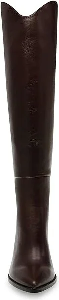 Steve Madden Bixby Women's Boots Dark Brown : 7.5 M, Leather - Image 4
