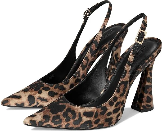 Steve Madden Blare Women's Shoes Leopard Satin : 6 M, Canvas