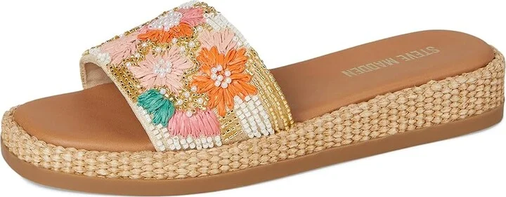 Steve Madden Boardwalk Women's Flat Shoes Floral 1 : 7.5 M, Textile - Image 5